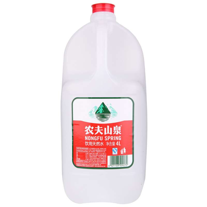 农夫山泉 饮用天然水 4L*4桶/箱