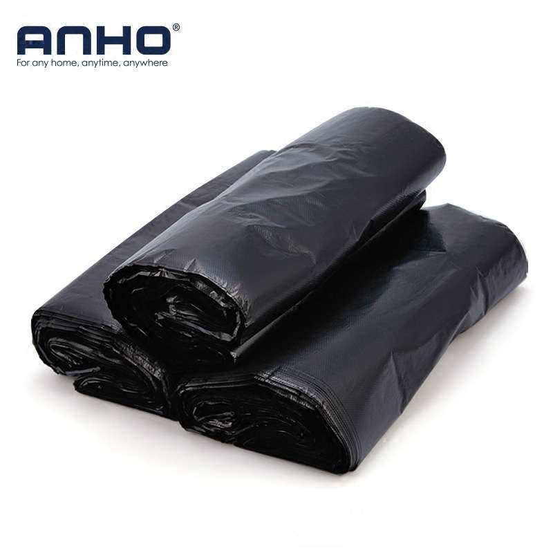 黑色垃圾袋背心式加厚 手提式家用厨房塑料袋中号