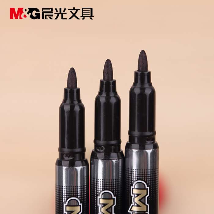 晨光APM25601记号笔 油性笔 光盘笔 大头笔物流笔 办公用品