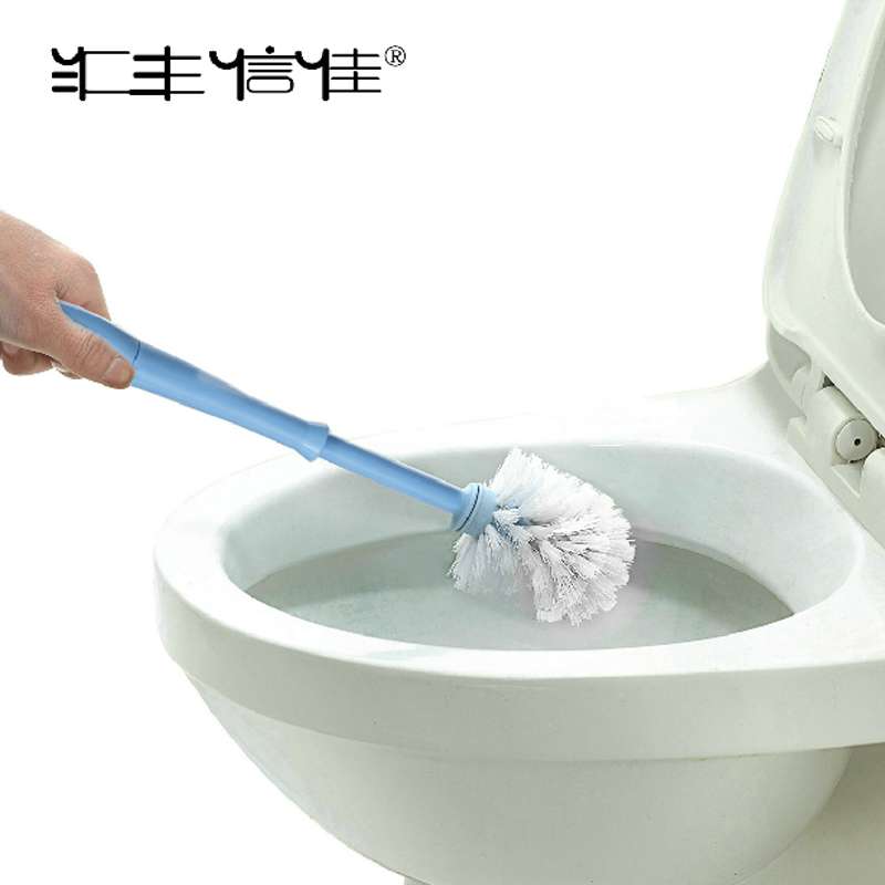 自带底座球形耐用式无死角马桶刷 颜色随机