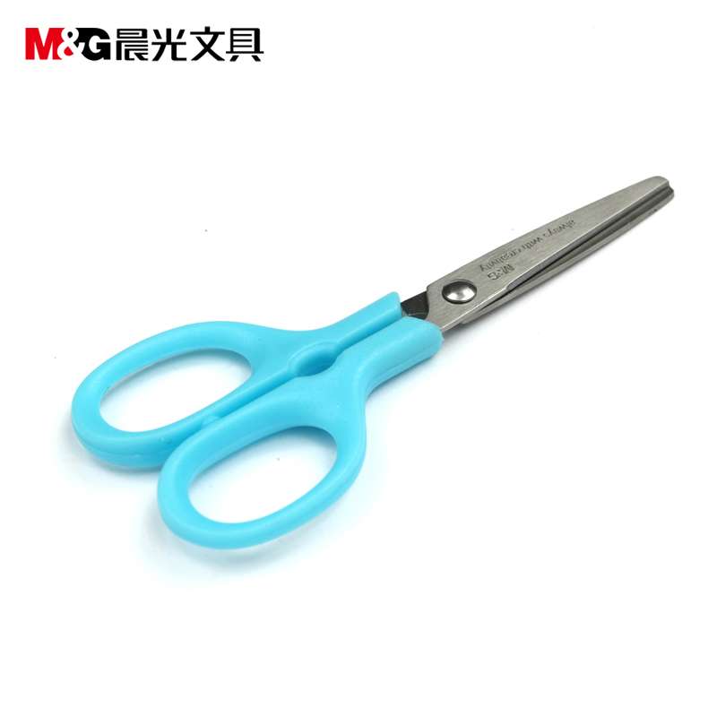 晨光文具 彩色学生安全剪刀 手工剪美术裁纸剪子120mm ASS91333