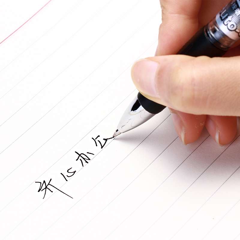 K35 办公用品 考试按动签字笔水笔 0.5mm黑色中性笔
