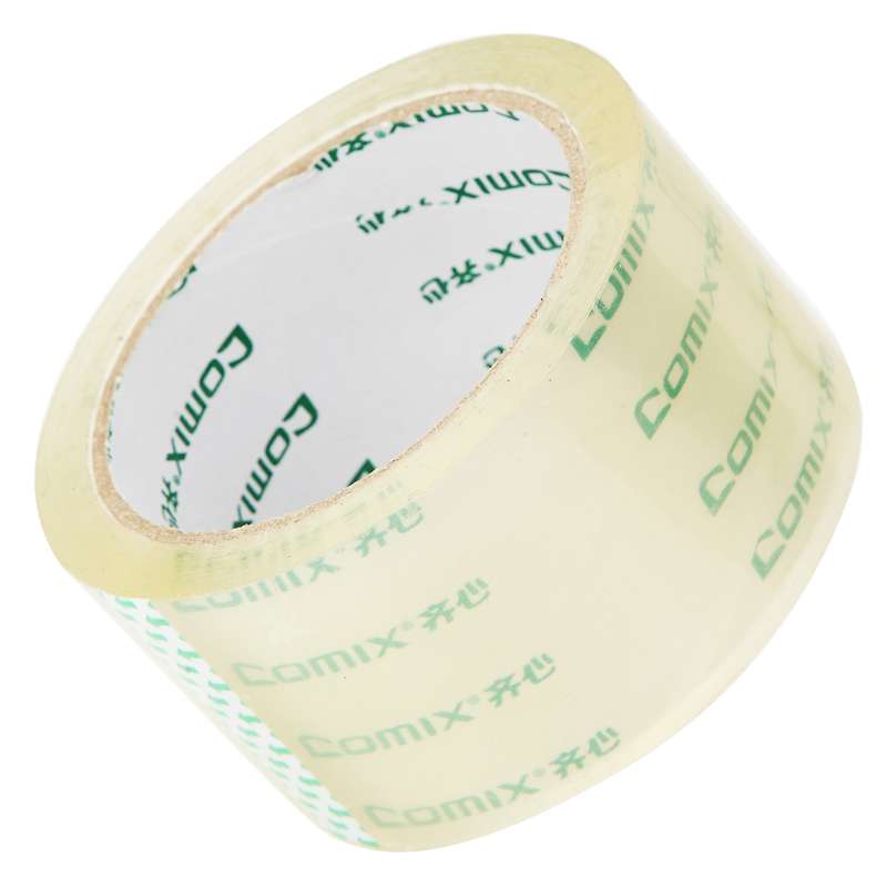齐心JT5506-6封箱胶带 55mm*60y 超透明胶带搬家宽胶带封口胶单卷