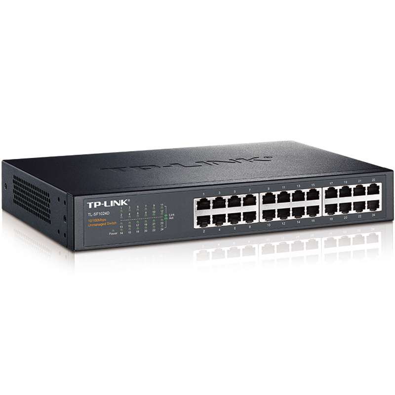 TP-LINK TL-SF1024D 24口交换机 桌面交换机 网络 交换机24 百兆