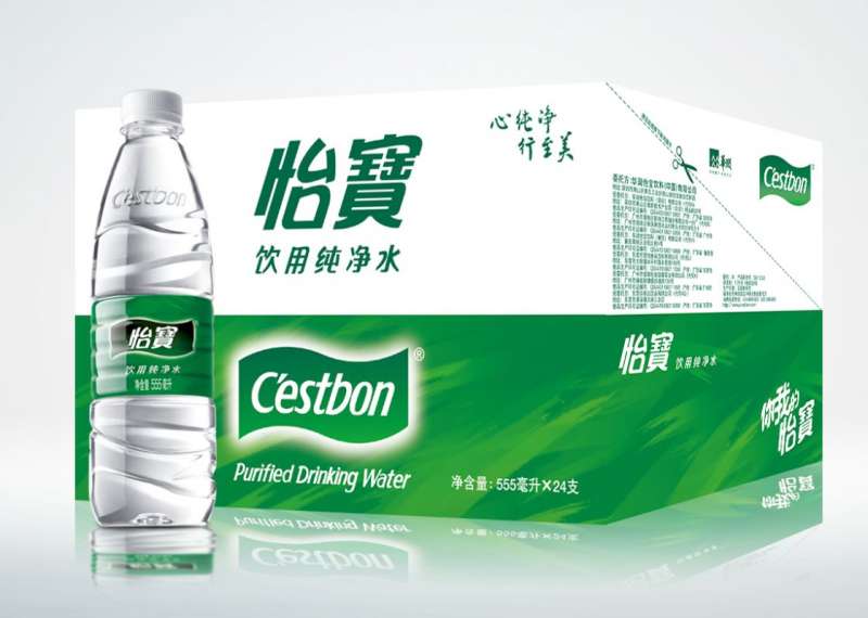 怡宝纯净水555ml*24瓶 箱装