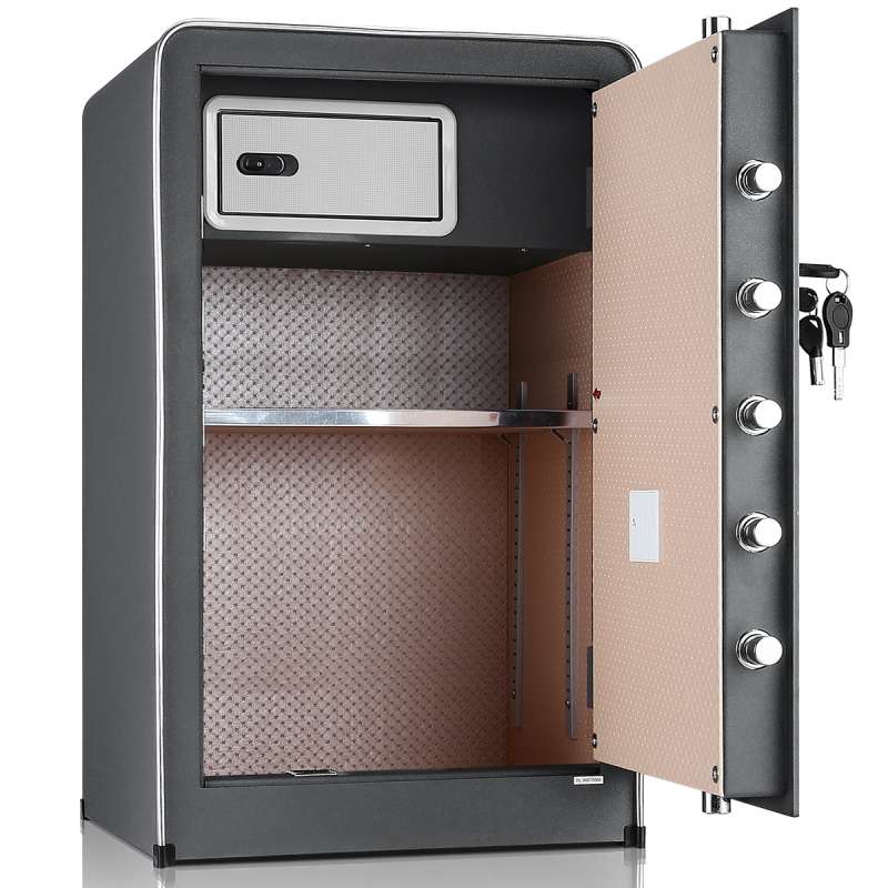 得力4059保险柜 家用保险箱小型办公电子密码保管柜入墙70cm