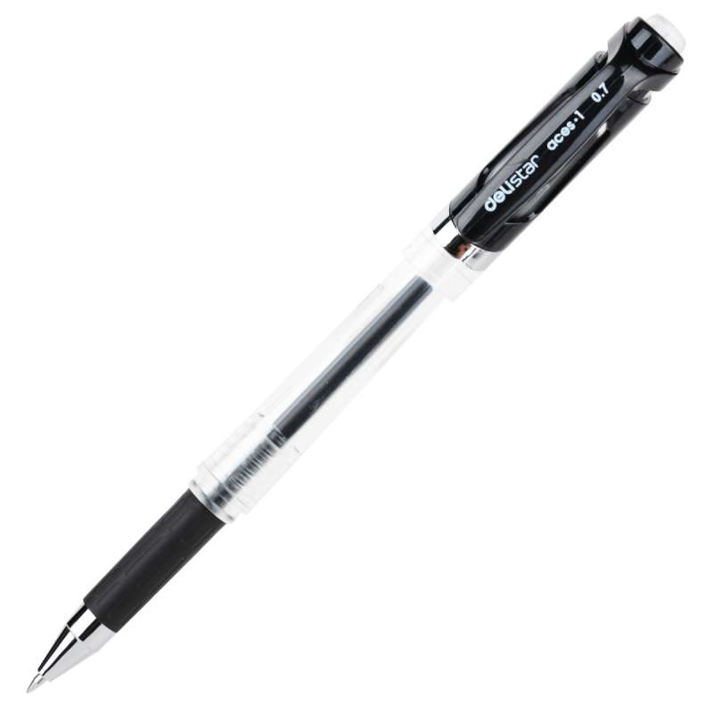 得力S20中性笔 水笔 签字笔碳素笔 0.7mm 通用中性笔 得力S20