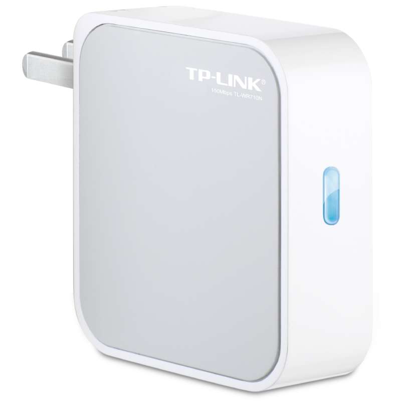 TP-LINK迷你无线路由器WIFI信号放大器150M便携增强扩展TL-WR710N