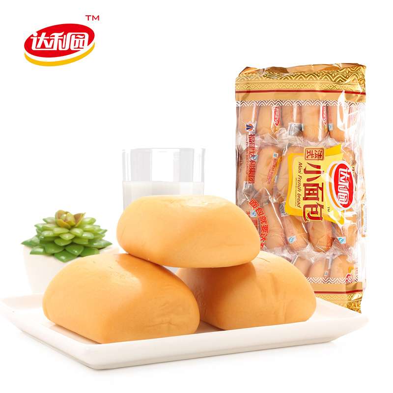 达利园食品早餐糕点办公休闲零食法式小面包香奶味400g独立小包装