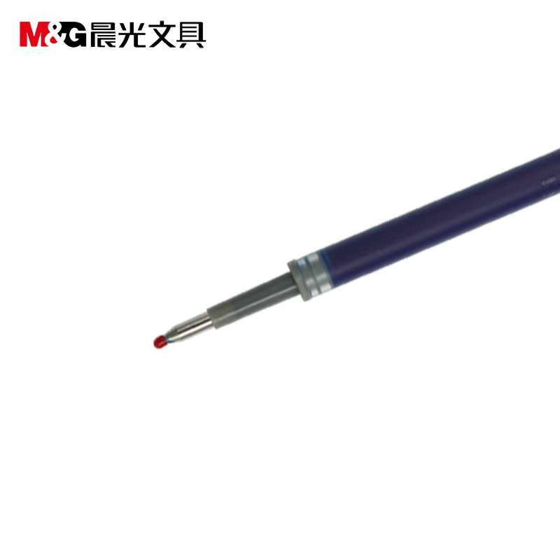 晨光 按动笔芯0.5签字笔芯适用于K35/1008办公水笔0.35mm针管替芯