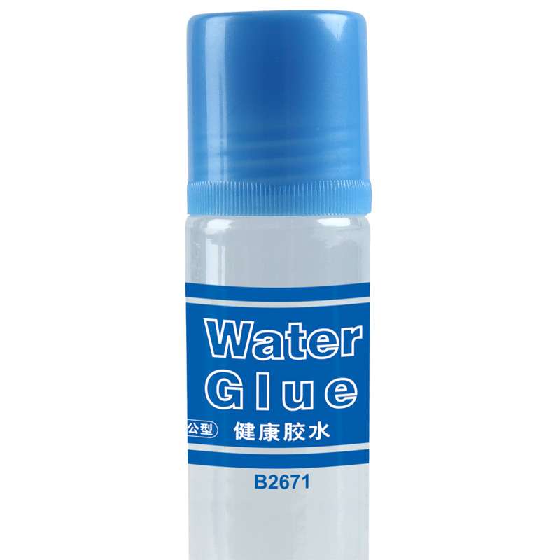齐心 B2671 中号凭证票据胶水透明无毒环保液体胶水 50ml