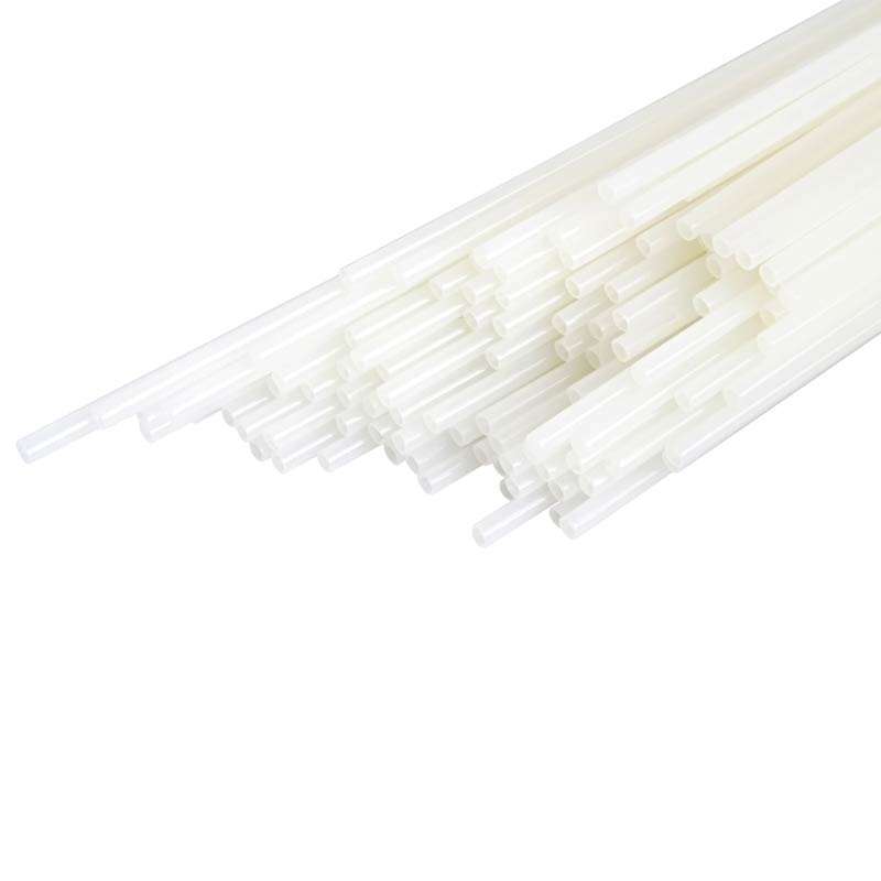 得力(deli)3847 财务装订机专用透明装订铆管Φ4.8mm*500mm 100支/盒装