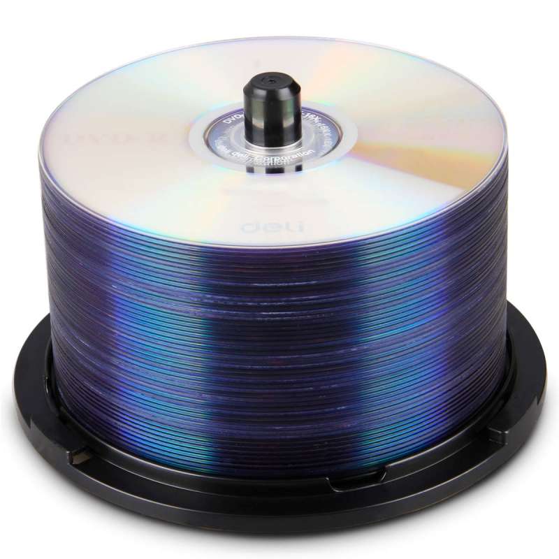得力3724可记录式DVD光盘 采用A级原料 银反射层