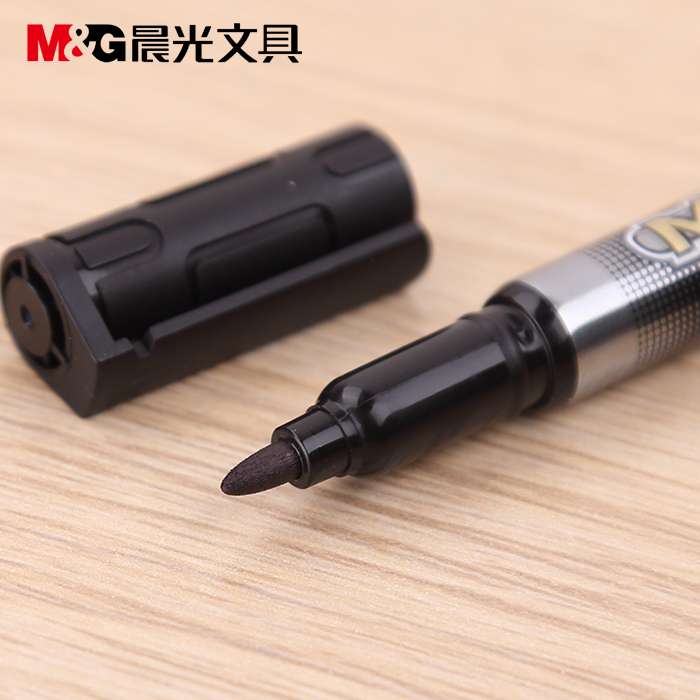 晨光APM25601记号笔 油性笔 光盘笔 大头笔物流笔 办公用品