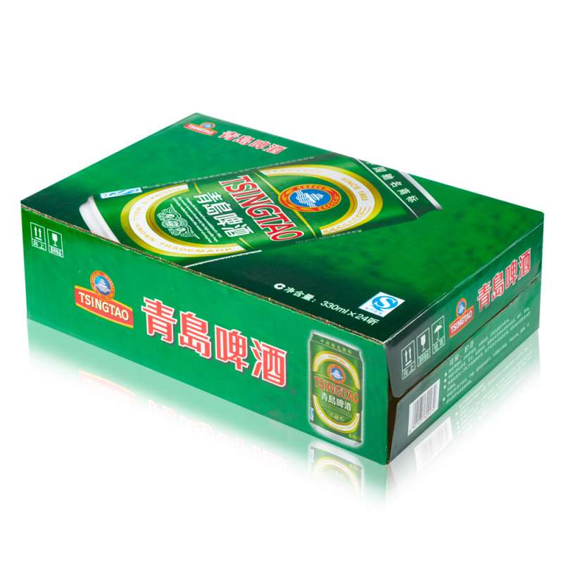 青岛啤酒经典330ml 24瓶整箱国产啤酒套装