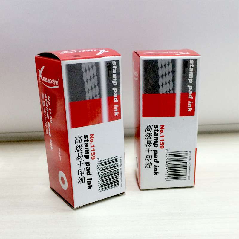 雪奥 1159 高级易干印油 60ml 红