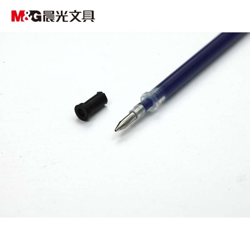 晨光MG007中性笔芯金钻子弹头0.5mm签字笔芯水笔芯替芯黑蓝红色