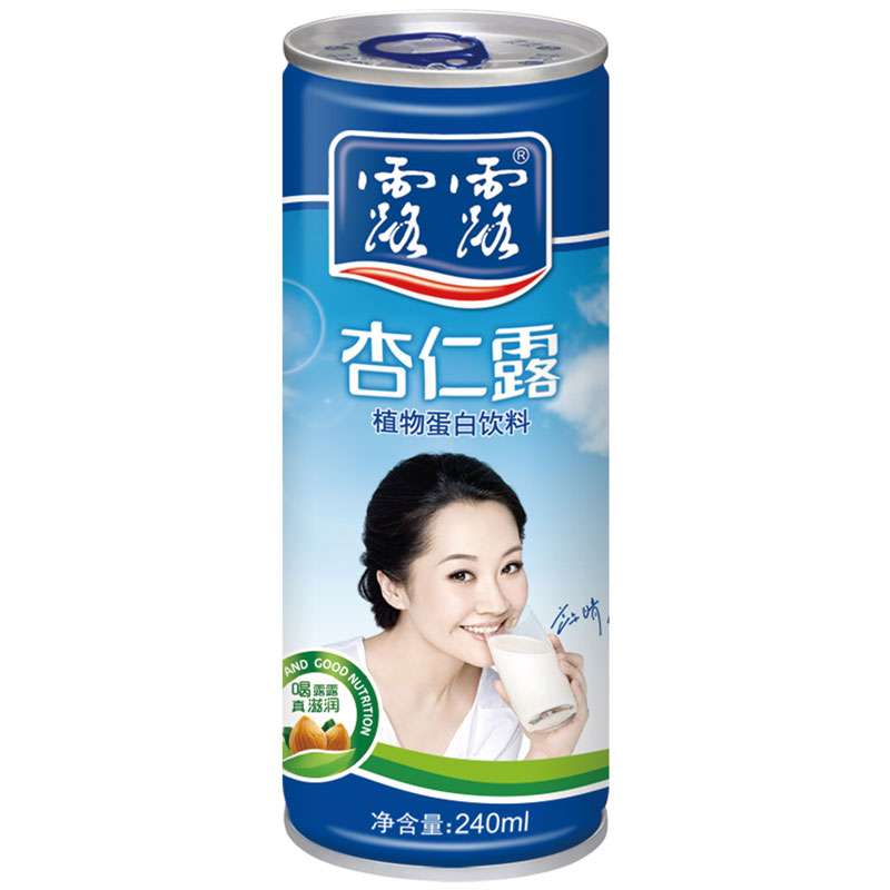 露露原味杏仁露 240ml*24罐 整箱 露露植物饮料